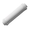 12" Round Muffler - White